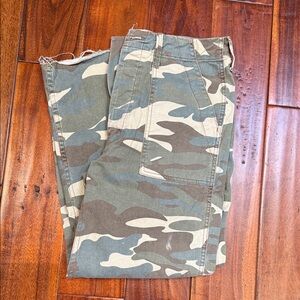 MOTHER The Shaker Chopped Cropped Pants Size 26.